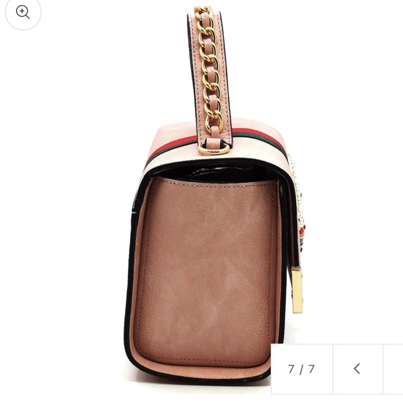 Queen Bee Satchel Crossbody Bag With Matching Wallet. NEW - Picture 4 of 5